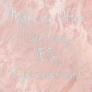 I take reasonable offers!